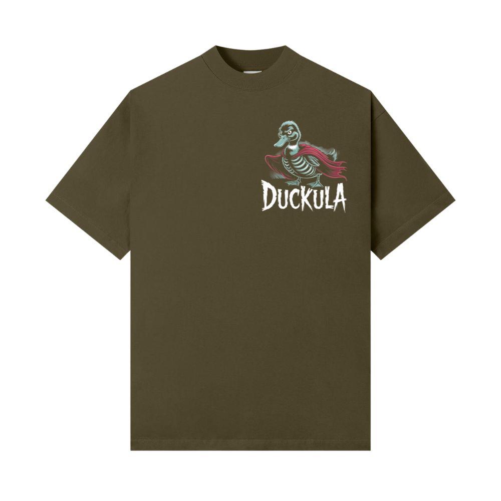 Duckula Skeleton Duck Horror Cartoon Graphic T-Shirt - Ảnh 3