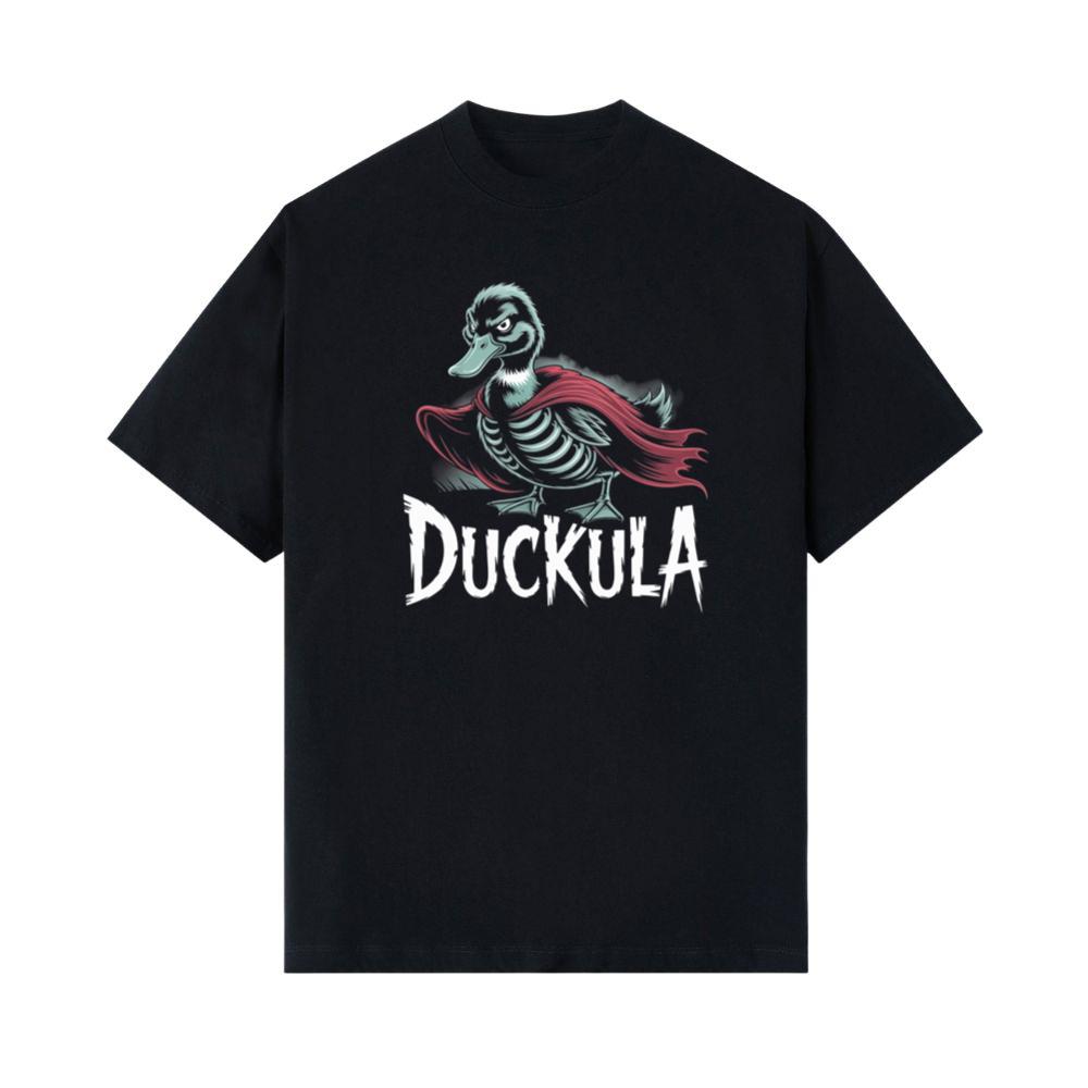 Duckula Skeleton Duck Horror Cartoon Graphic T-Shirts
