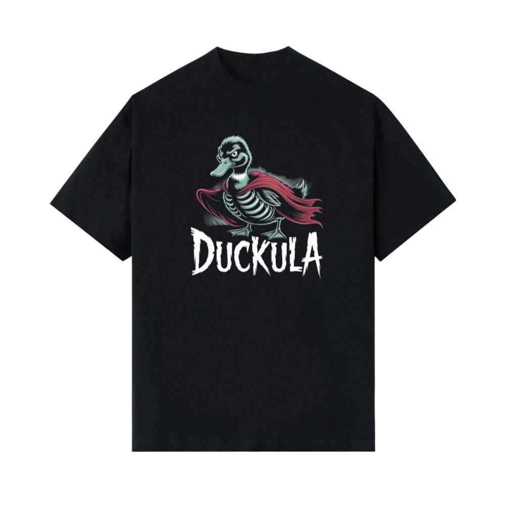 Duckula Skeleton Duck Horror Cartoon Graphic T-Shirts