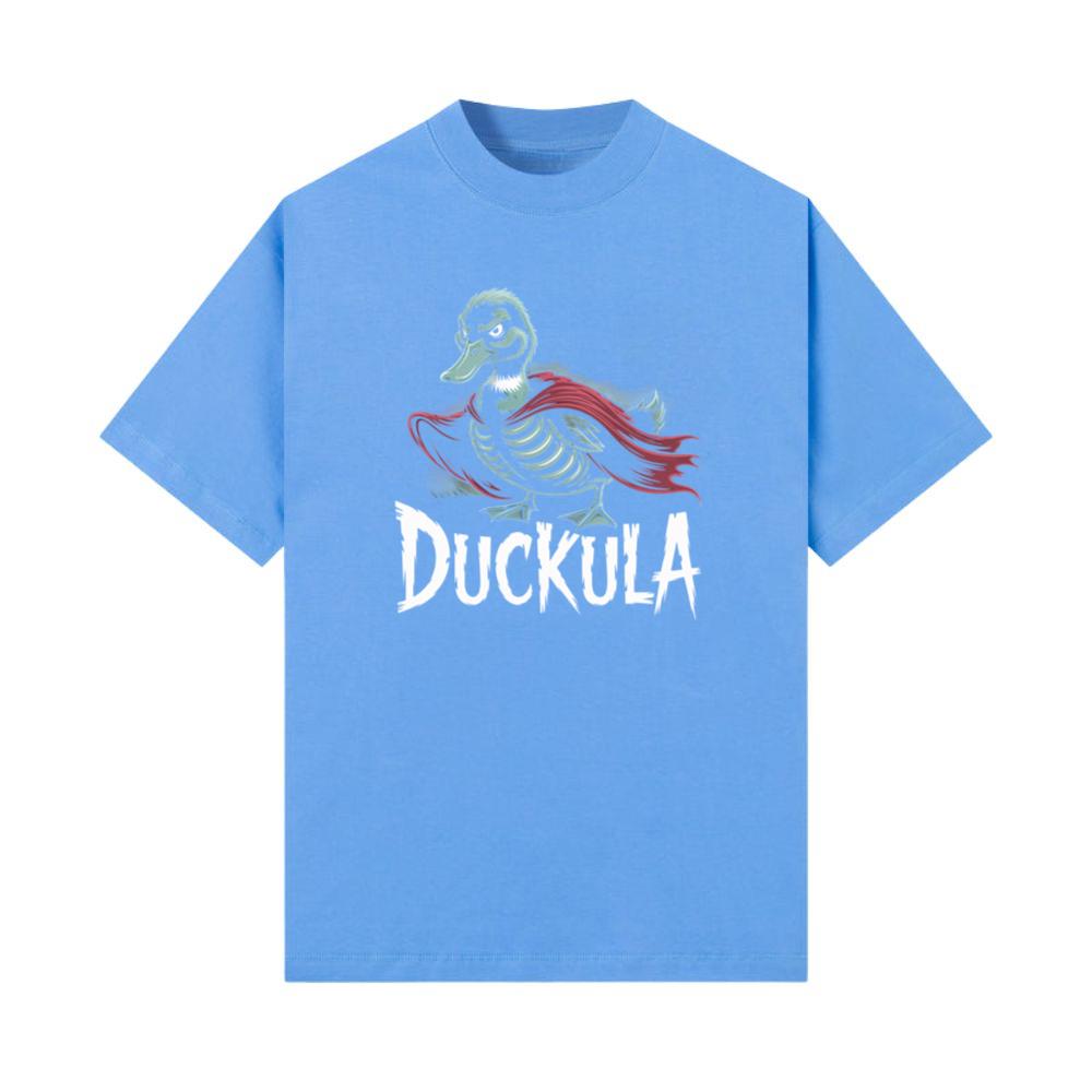 Duckula Skeleton Duck Horror Cartoon Graphic T-Shirts