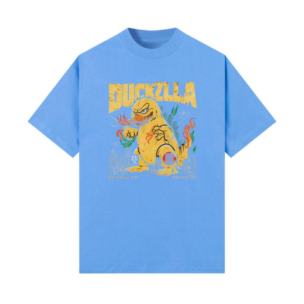 Duckzilla Monster Duck Retro Cartoon Design T-Shirts