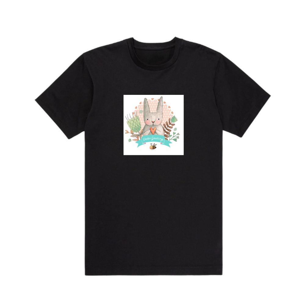 Easter Bunny and Bee Card T-Shirts