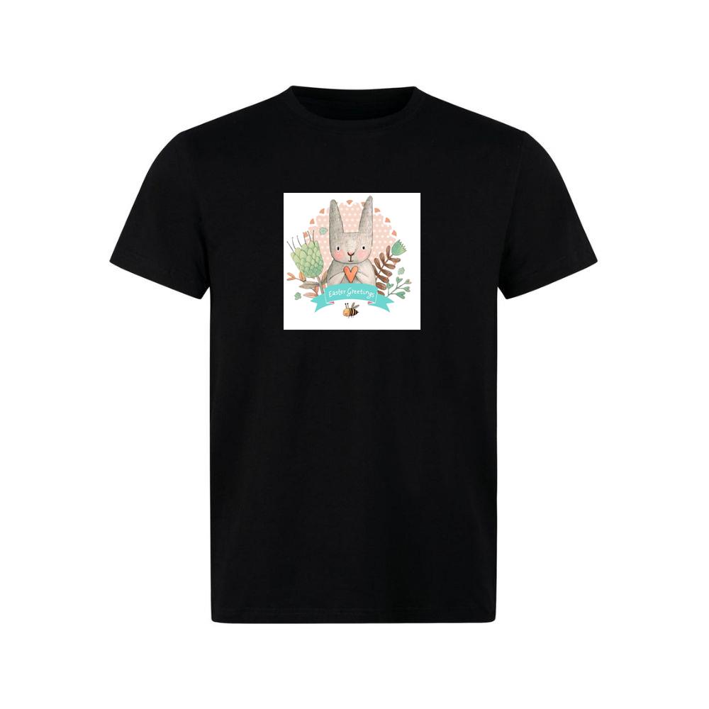 Easter Bunny and Bee Card TShirts Unimaxsports