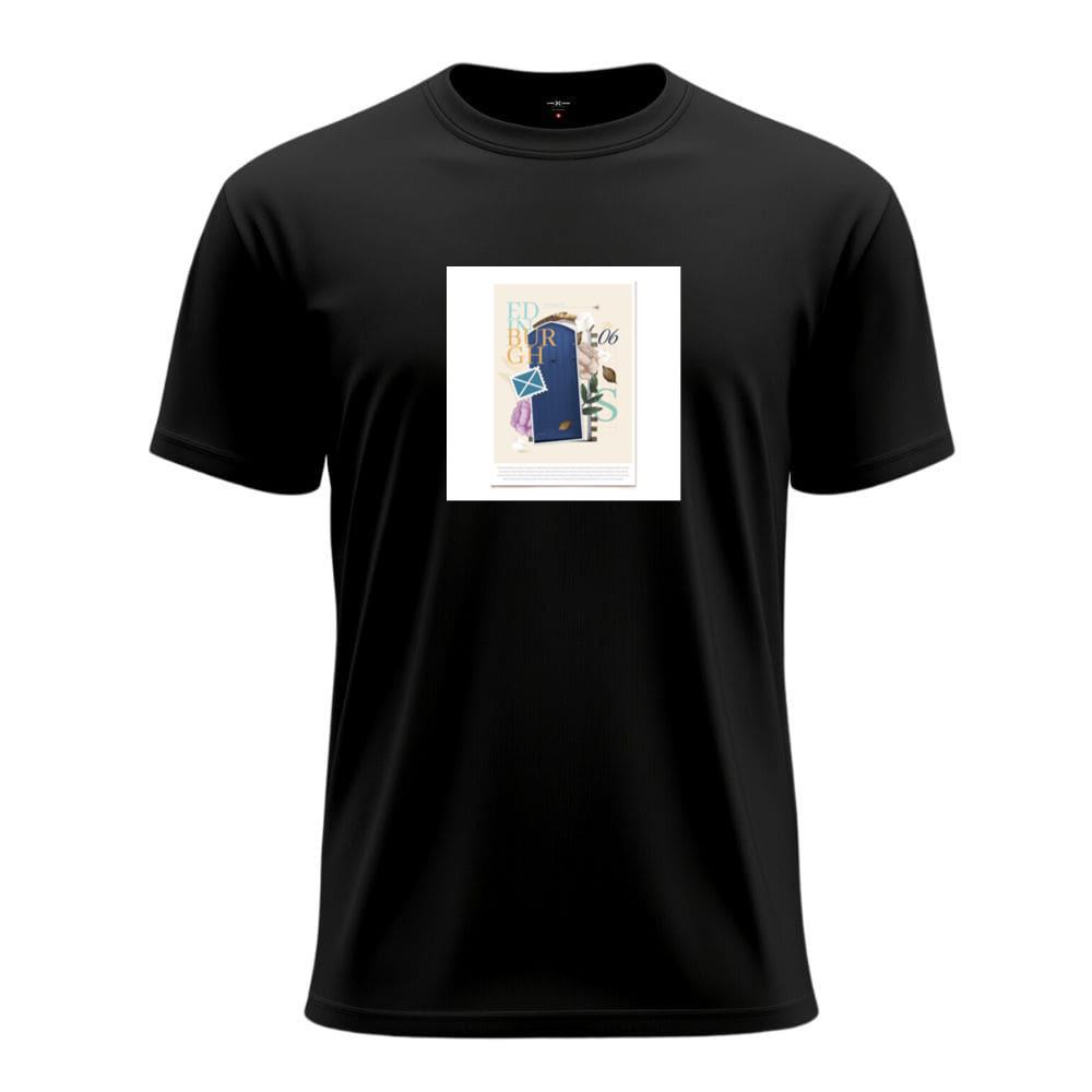 Edinburgh Door Poster T-Shirts