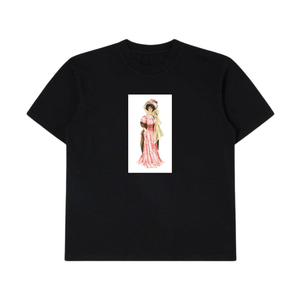 Edwardian Era Woman in Pink Gown T-Shirts