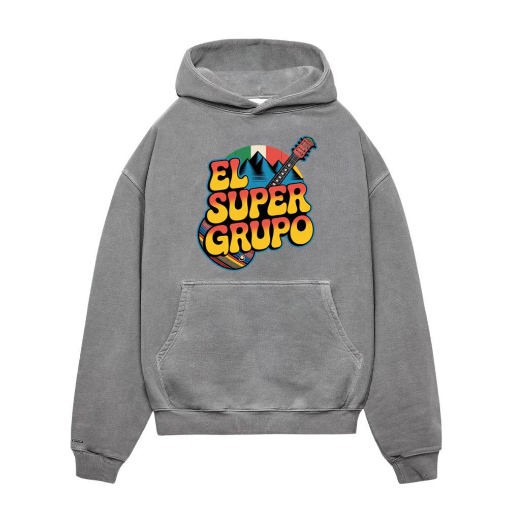 El Super Grupo Guitar Retro Music Band Graphic