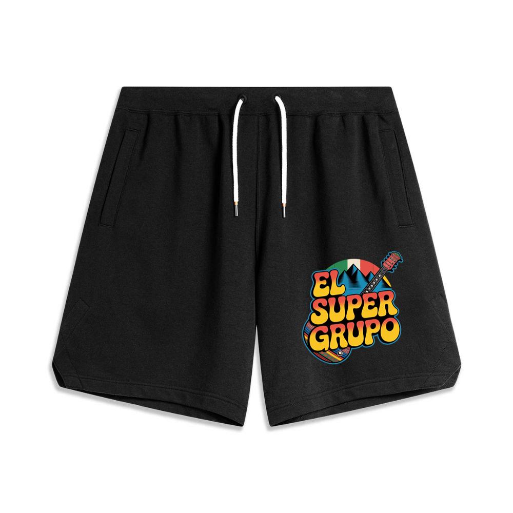 El Super Grupo Guitar Retro Music Band Graphic Basketball Shorts