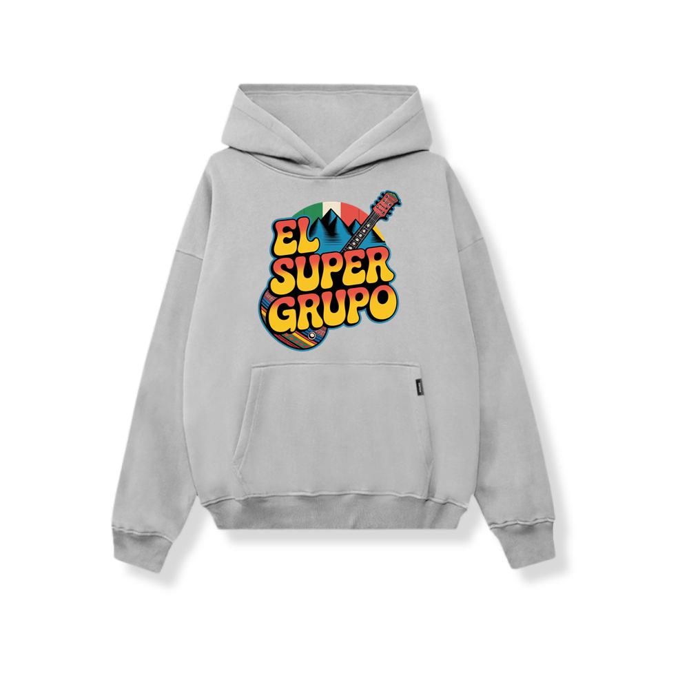 El Super Grupo Guitar Retro Music Band Graphic Hoodies