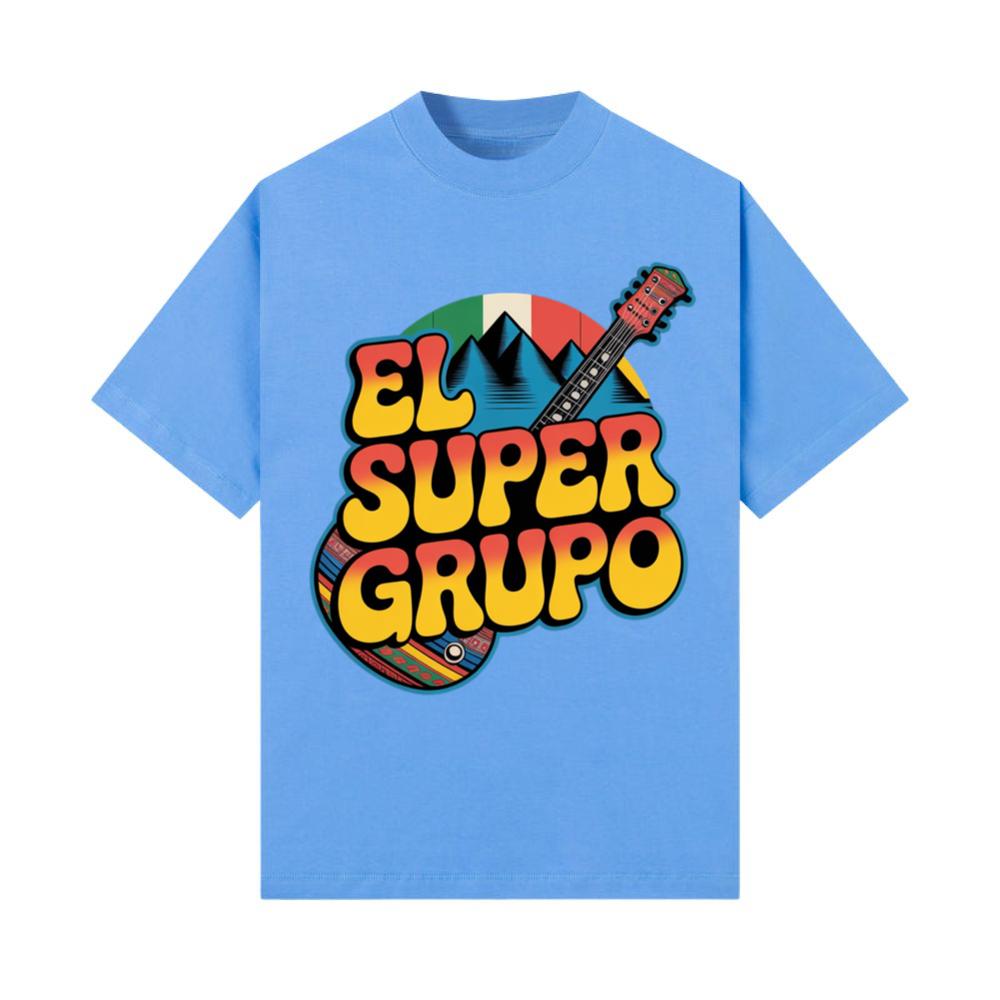 El Super Grupo Guitar Retro Music Band Graphic T-Shirt