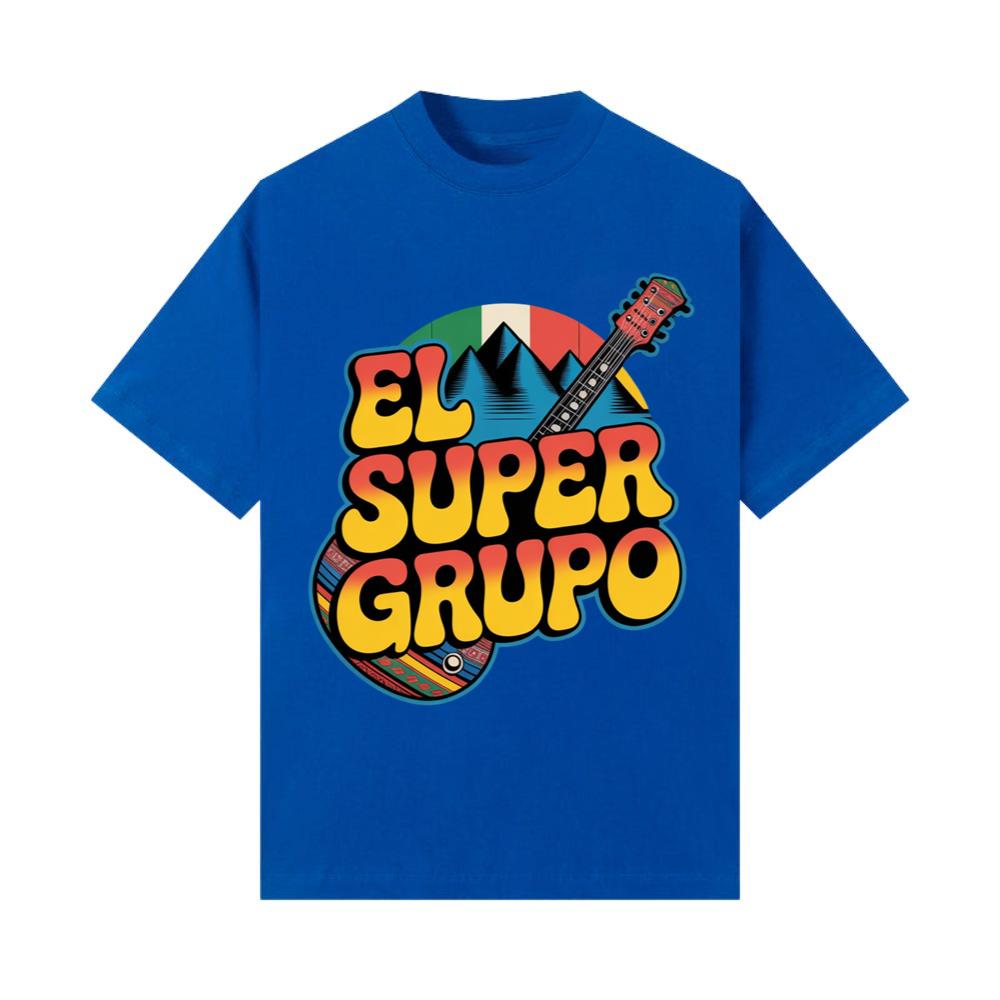 El Super Grupo Guitar Retro Music Band Graphic T-Shirt