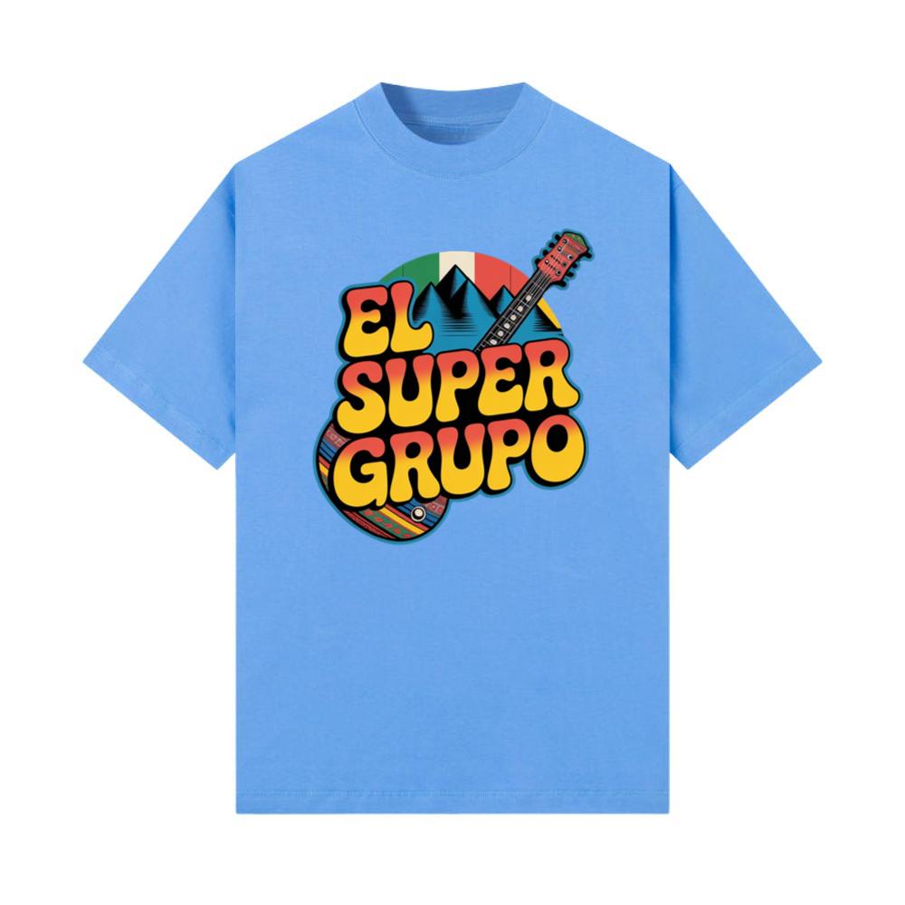 El Super Grupo Guitar Retro Music Band Graphic T-Shirts