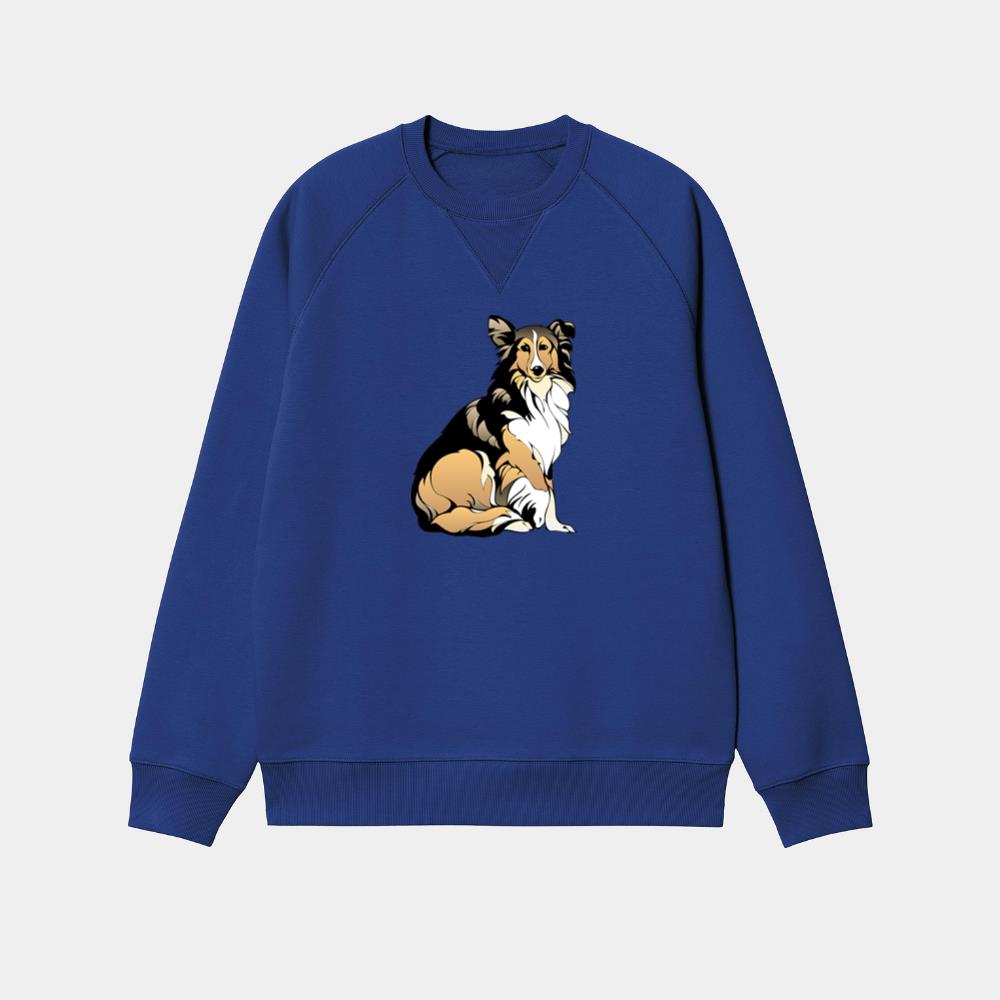 Elegant Long-Haired Dog Sweatshirt