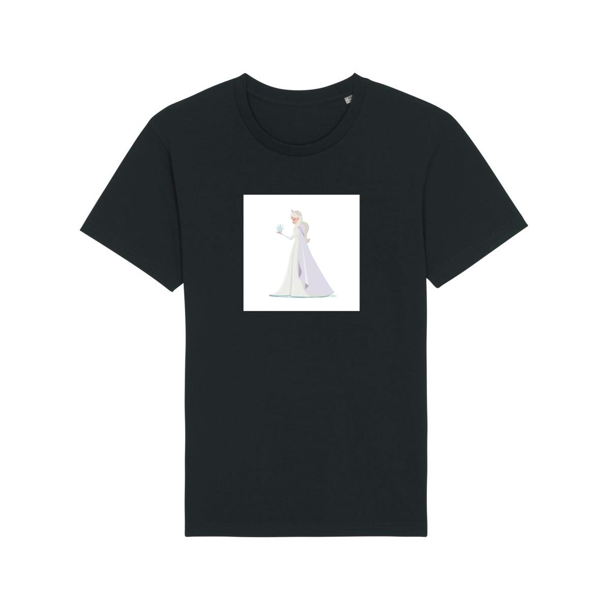 Elsa and the Delicate Dance of Frost and Fantasy T-Shirts