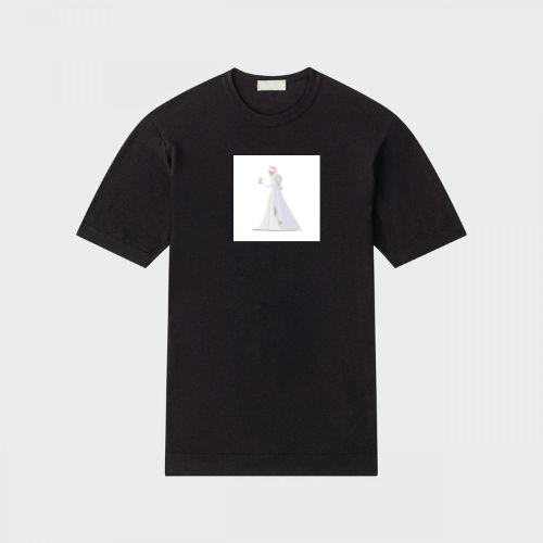 Elsa and the Delicate Dance of Frost and Fantasy T-Shirts