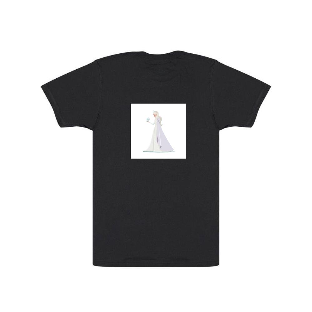 Elsa and the Delicate Dance of Frost and Fantasy T-Shirts