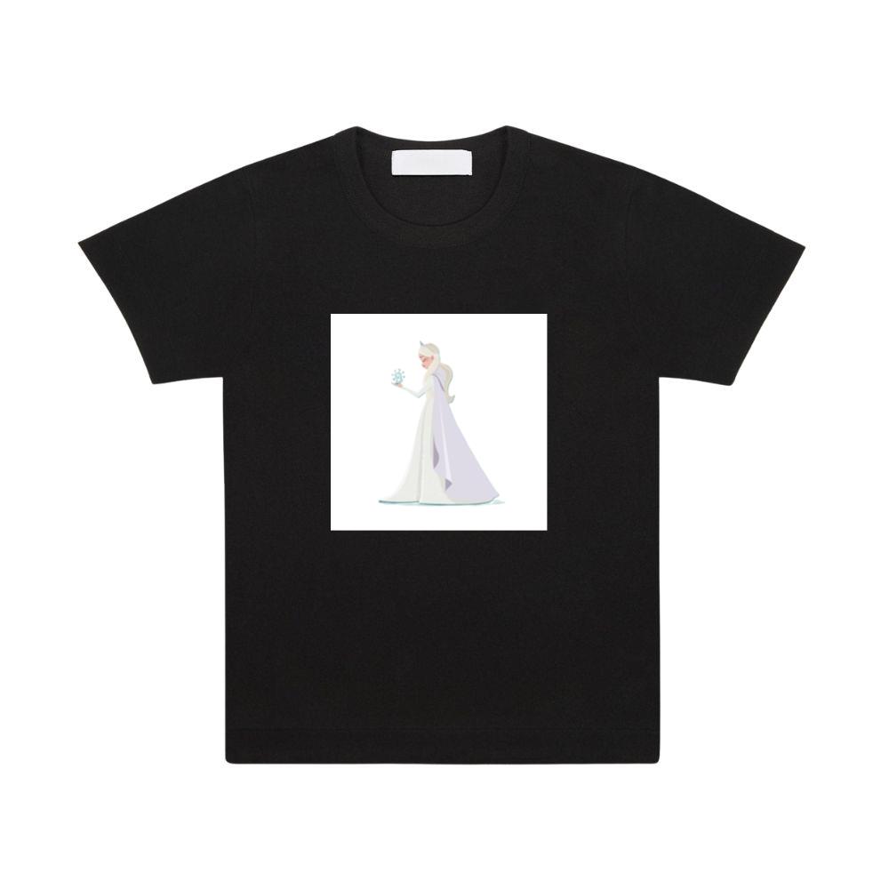 Elsa and the Delicate Dance of Frost and Fantasy T-Shirts
