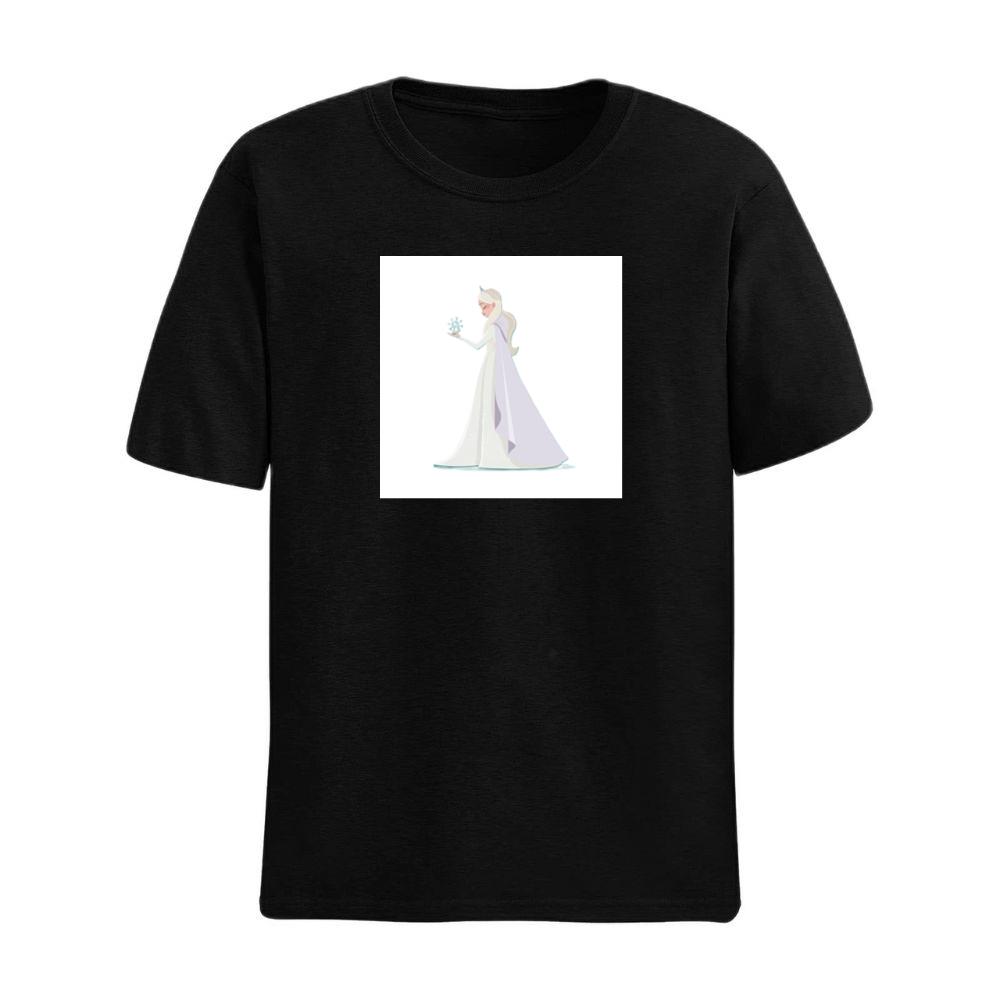 Elsa and the Delicate Dance of Frost and Fantasy T-Shirts