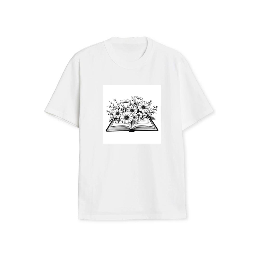 Emphasizes the book as a repository of knowledge and stories T-Shirts