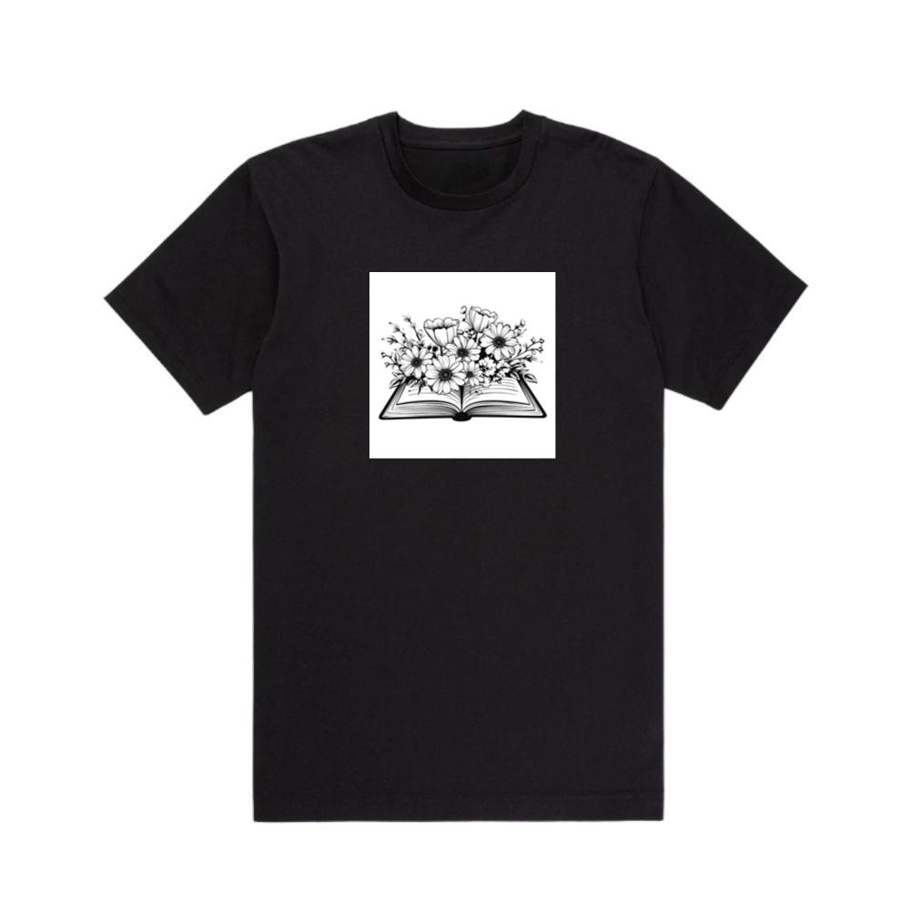 Emphasizes the book as a repository of knowledge and stories T-Shirts