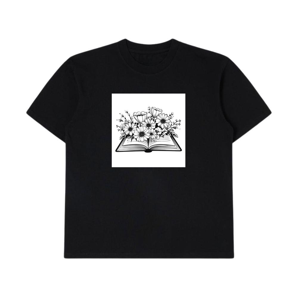 Emphasizes the book as a repository of knowledge and stories T-Shirts