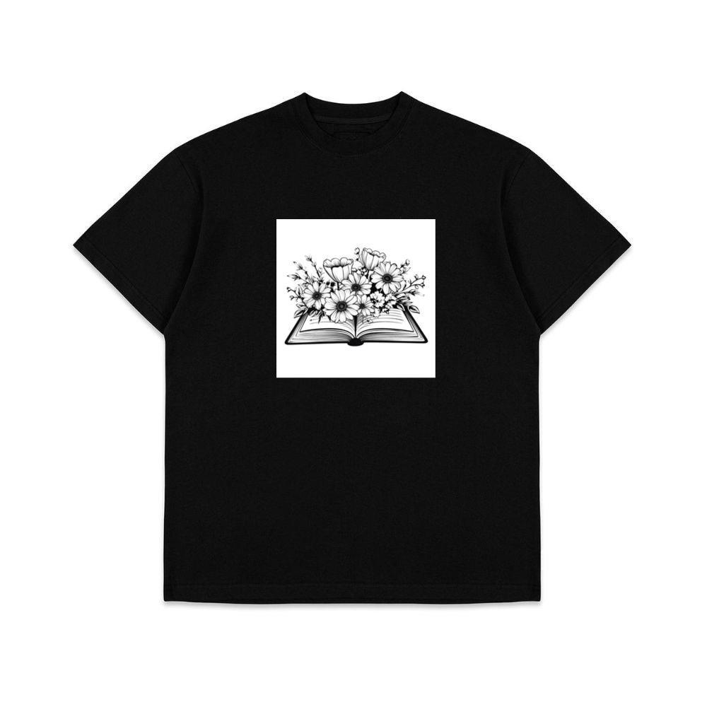 Emphasizes the book as a repository of knowledge and stories T-Shirts