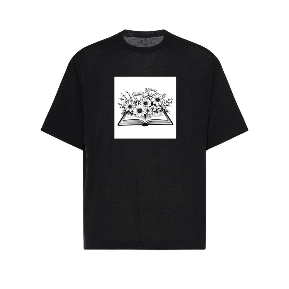 Emphasizes the book as a repository of knowledge and stories T-Shirts