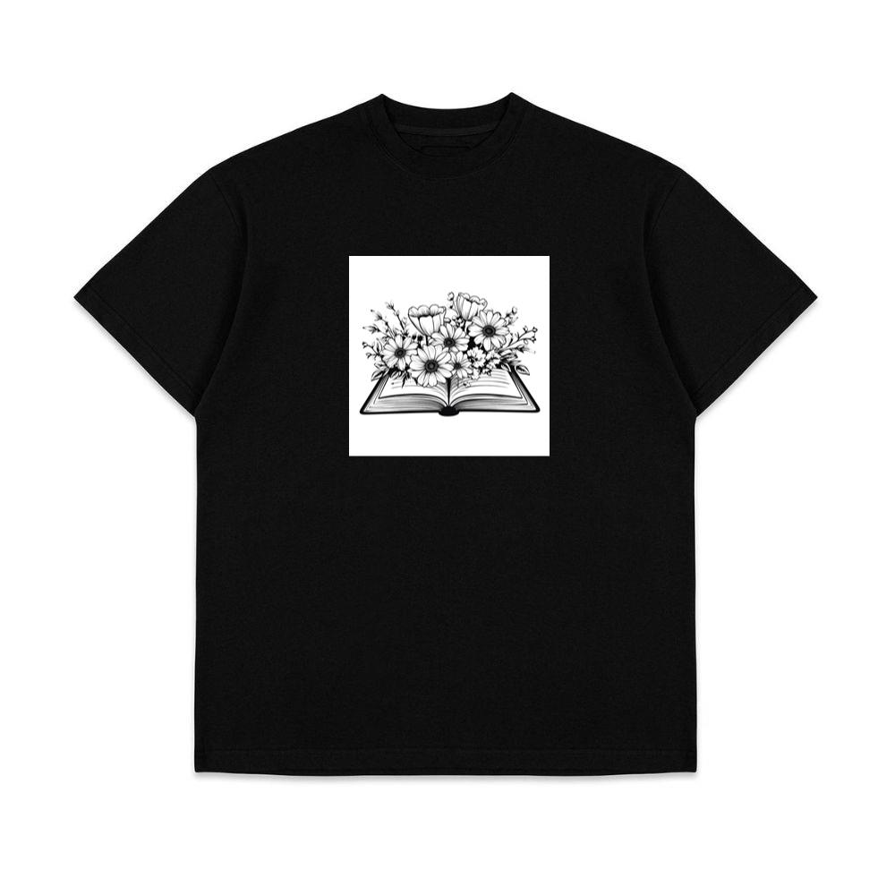 Emphasizes the book as a repository of knowledge and stories T-Shirts