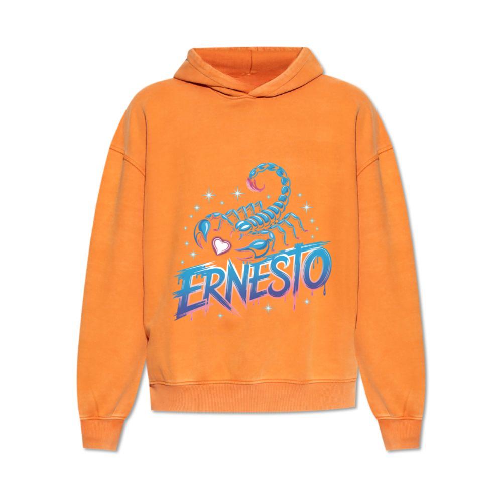 Ernesto Scorpion Neon Retro Horror Style Hoodies