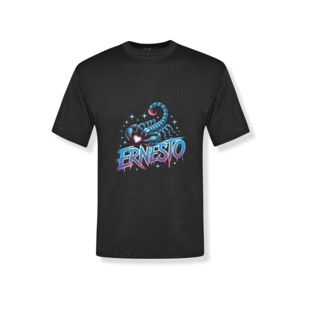 Ernesto Scorpion Neon Retro Horror Style T-Shirt