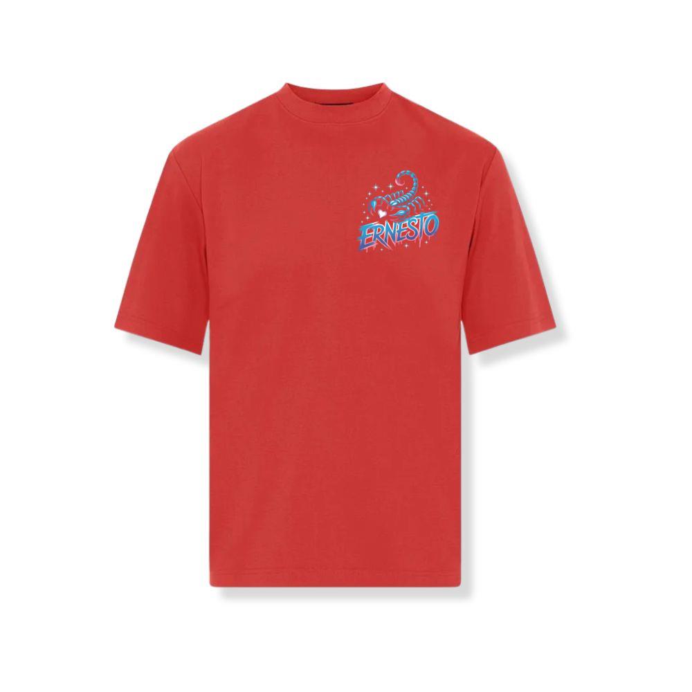 Ernesto Scorpion Neon Retro Horror Style T-Shirt - Image 3