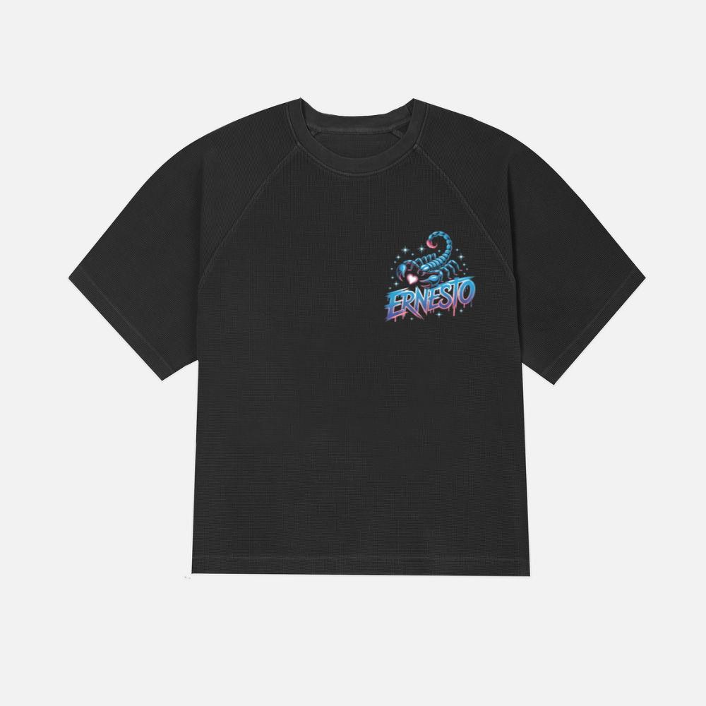 Ernesto Scorpion Neon Retro Horror Style T-Shirt