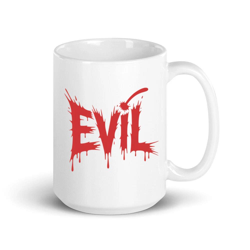 Evil Horror Red Blood Text Graphic Mug