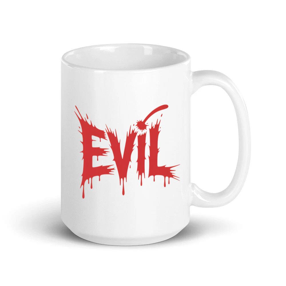 Evil Horror Red Blood Text Graphic Mug
