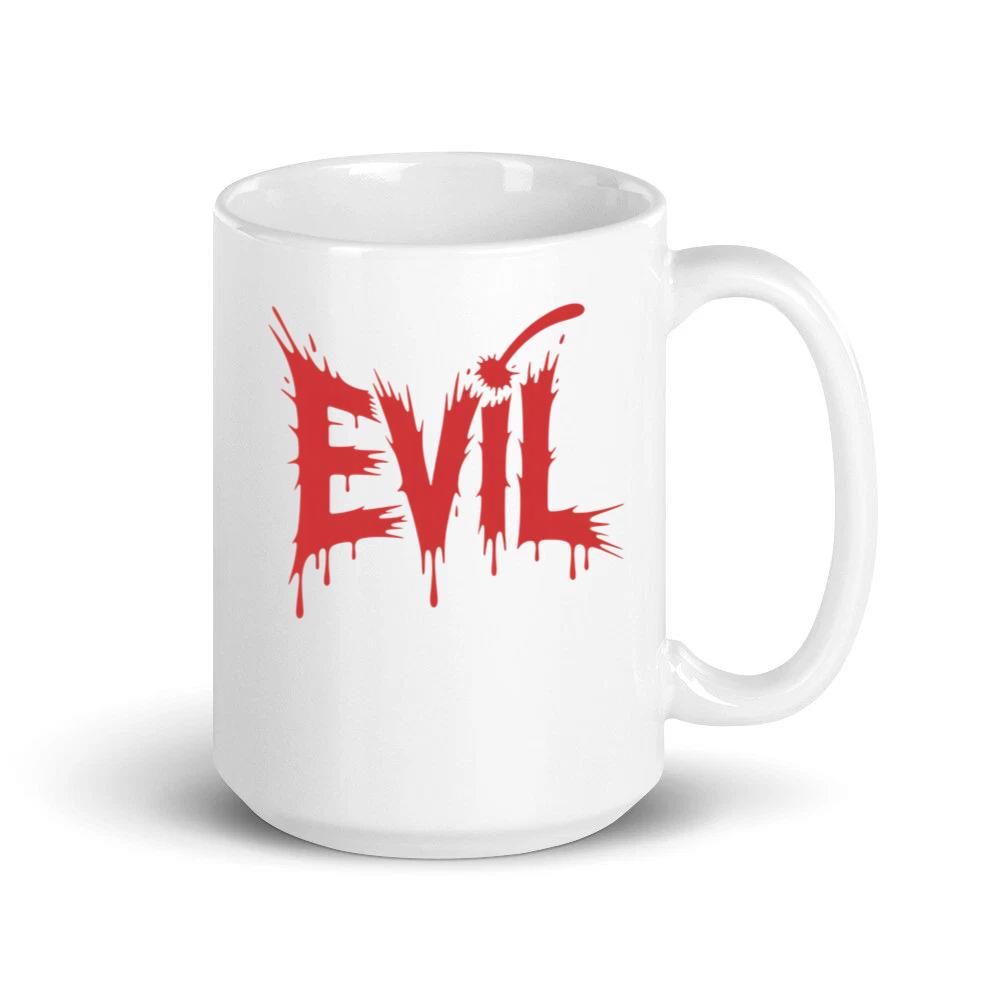 Evil Horror Red Blood Text Graphic Mug