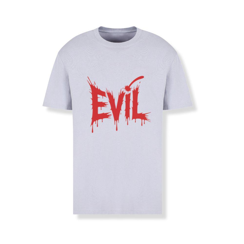 Evil Horror Red Blood Text Graphic T-Shirts