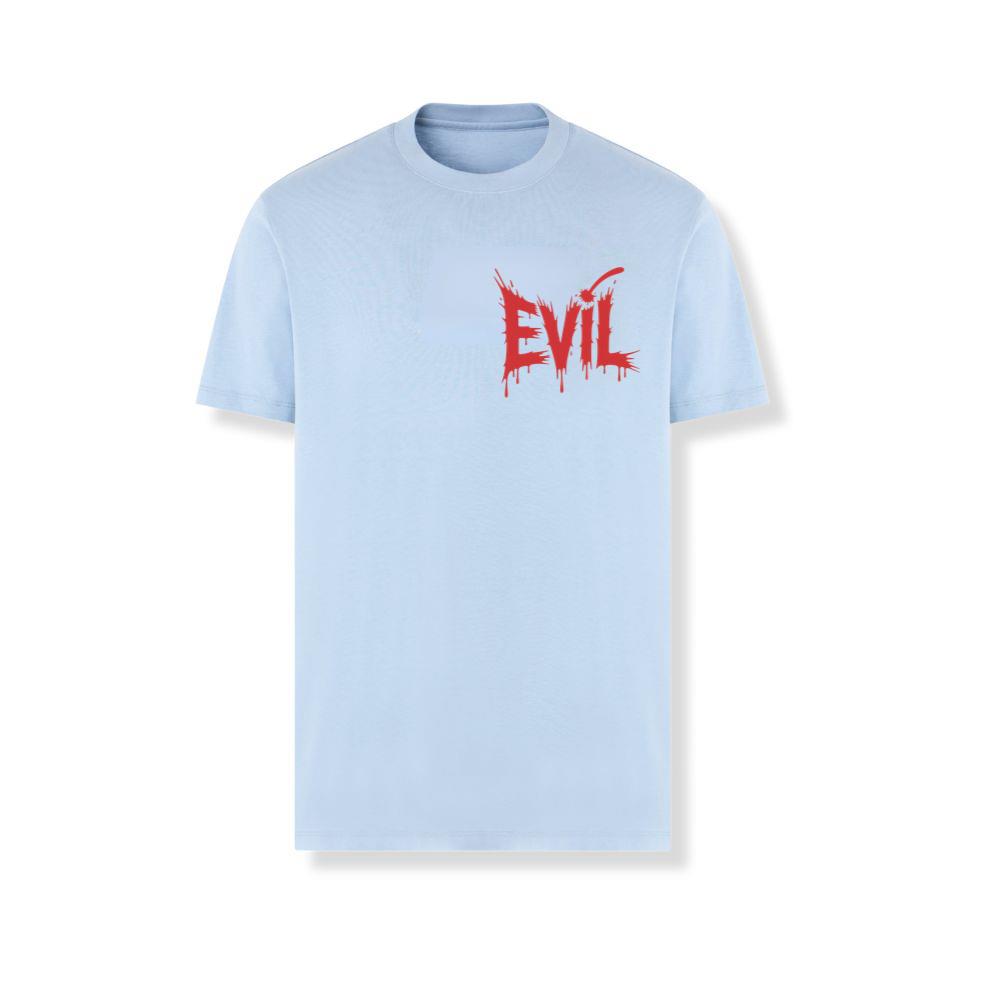 Evil Horror Red Blood Text Graphic T-Shirts