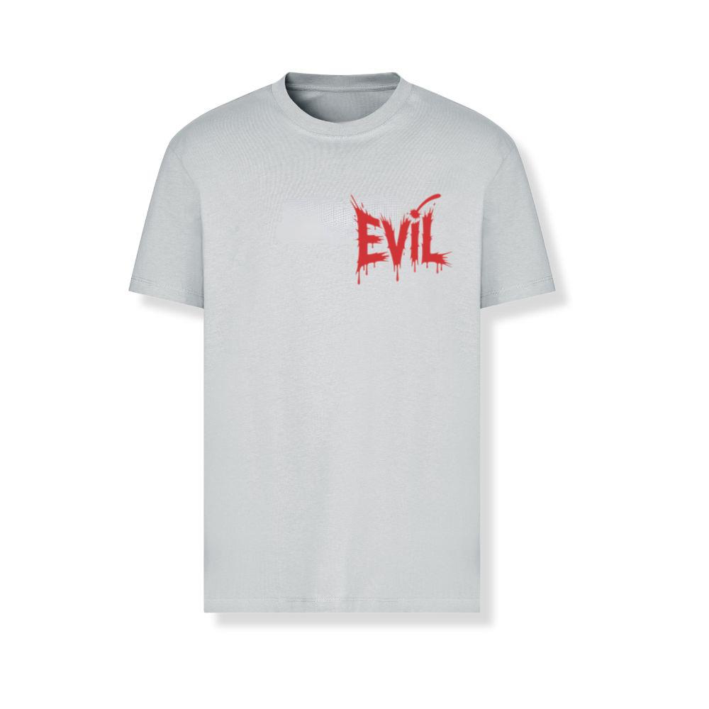 Evil Horror Red Blood Text Graphic T-Shirts - Image 3