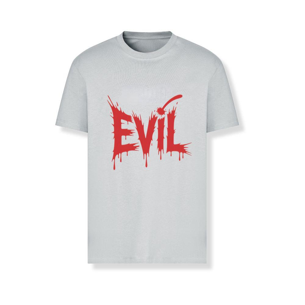 Evil Horror Red Blood Text Graphic T-Shirts - Image 3