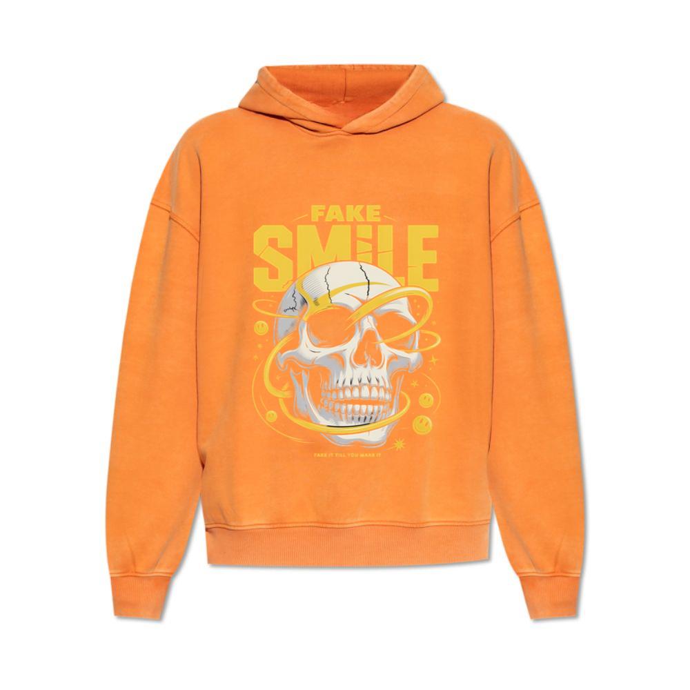Fake Smile Skull Graffiti Streetwear Design Hoodies
