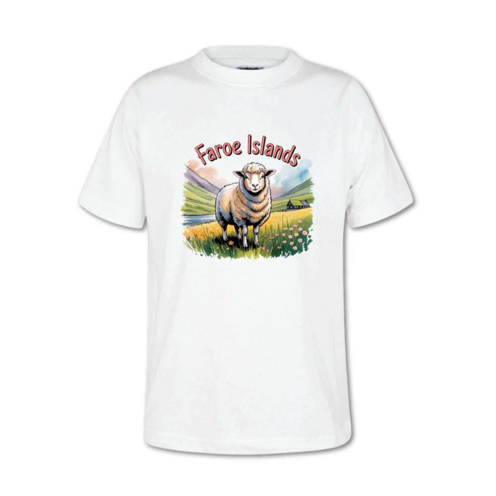 Faroe Islands Scenic Sheep Nature Design T-Shirt