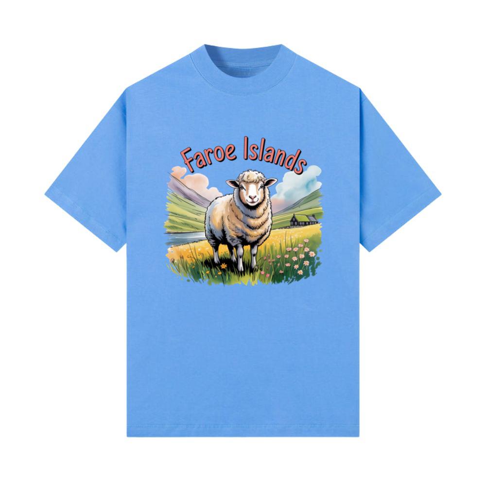 Faroe Islands Scenic Sheep Nature Design T-Shirts