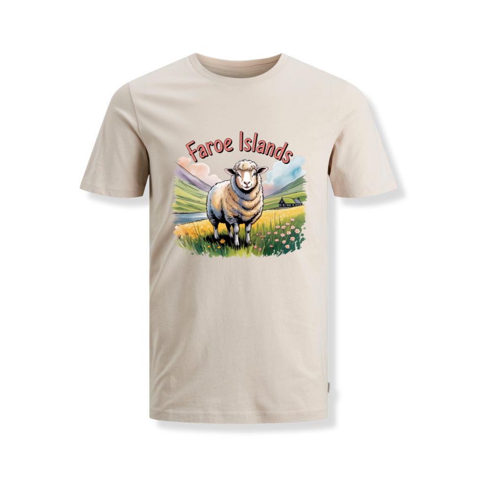 Faroe Islands Scenic Sheep Nature Design T-Shirts