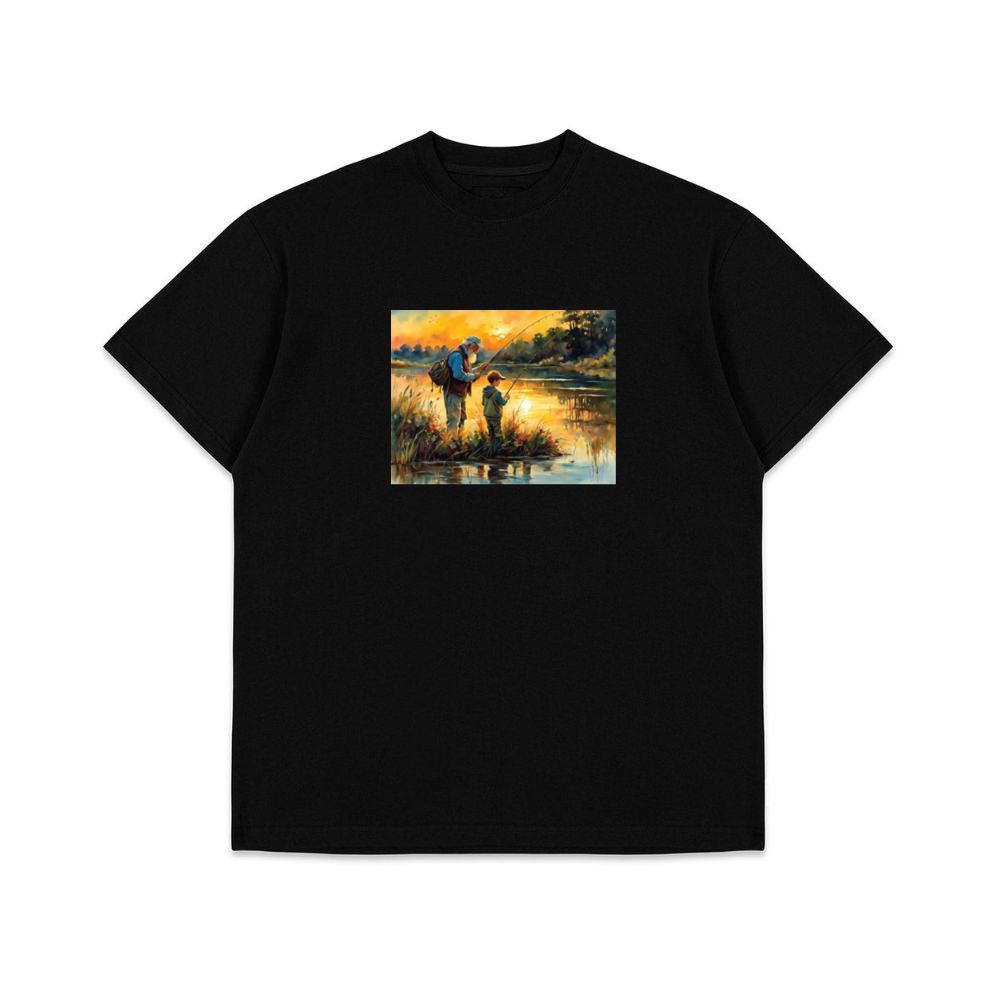 Father and his son fishing T-Shirts