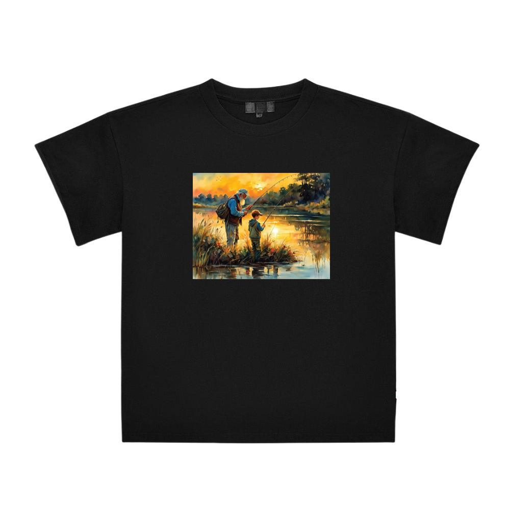 Father and his son fishing T-Shirts