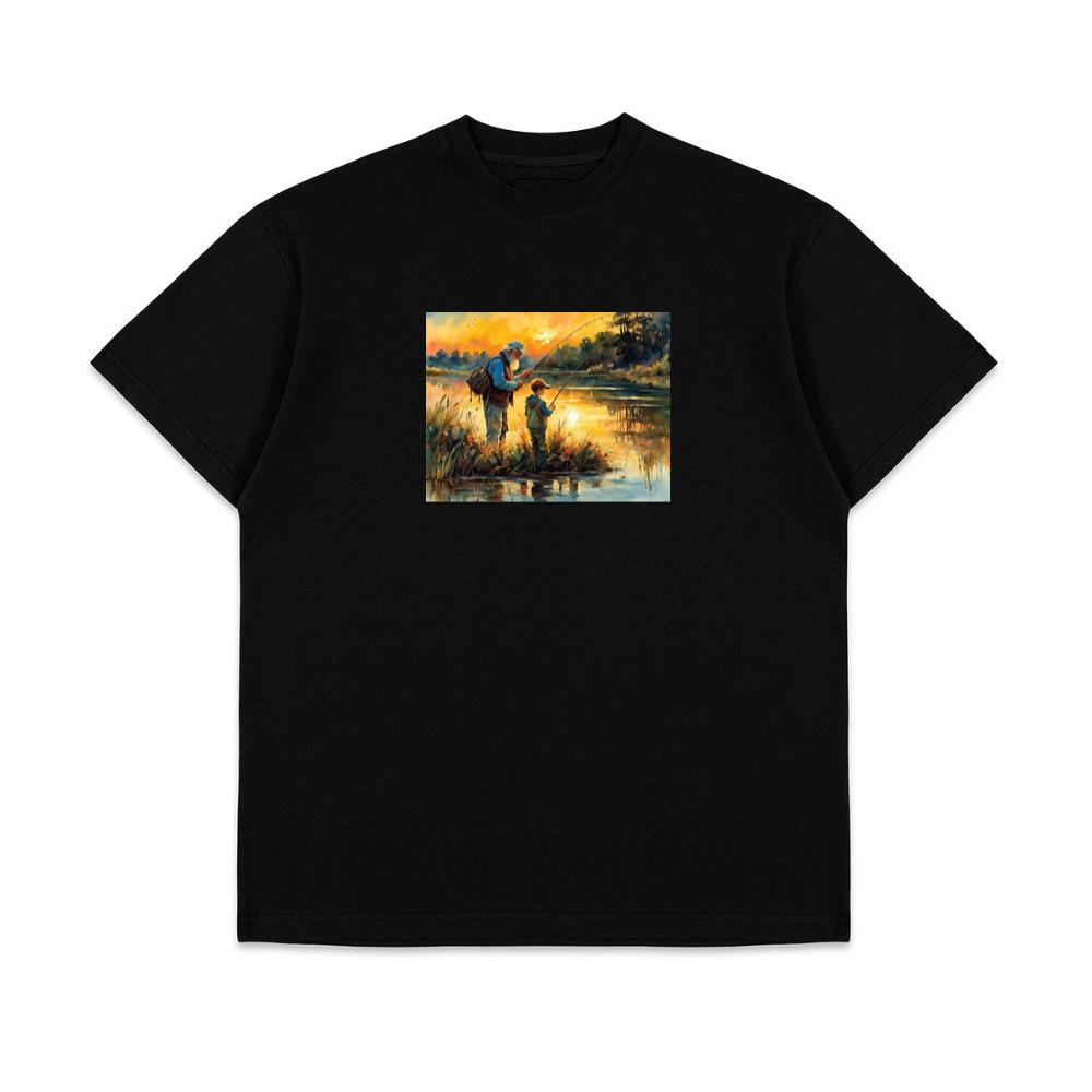 Father and his son fishing T-Shirts