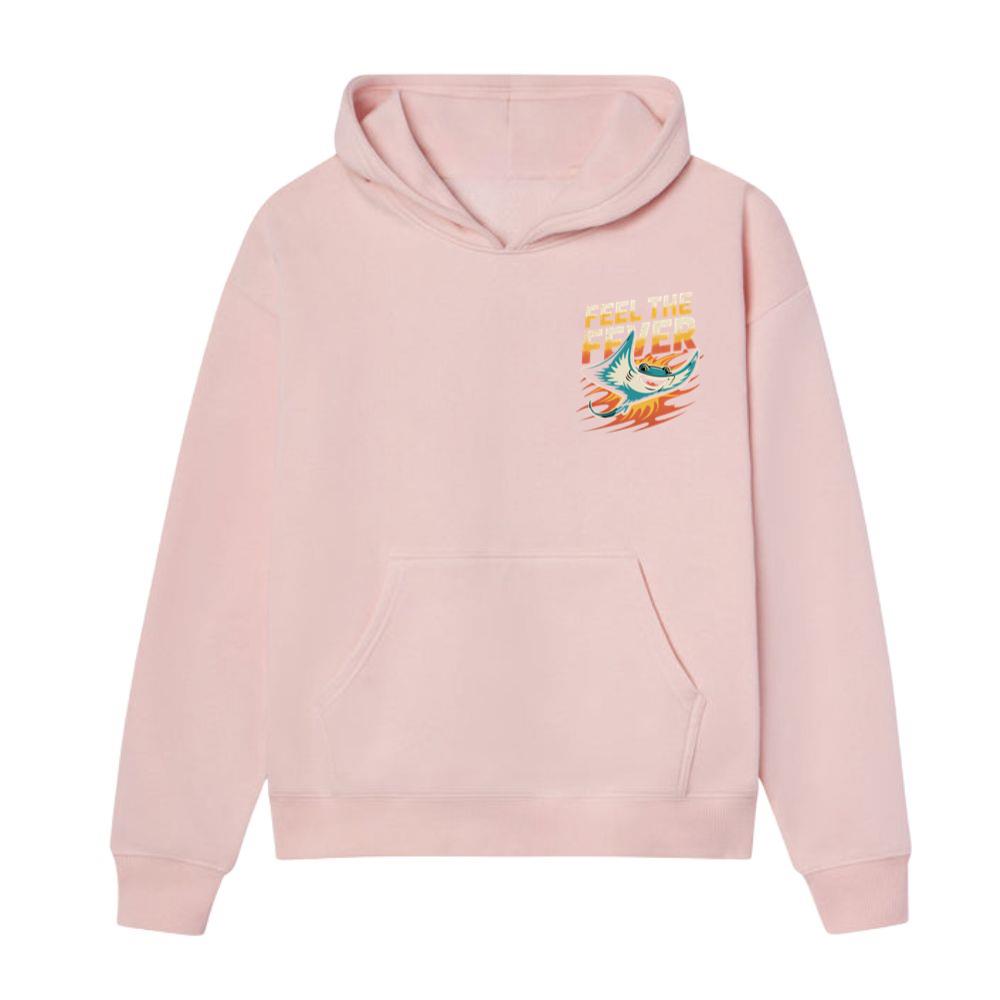 Feel the Fever Retro Skateboard Cartoon Design Hoodie