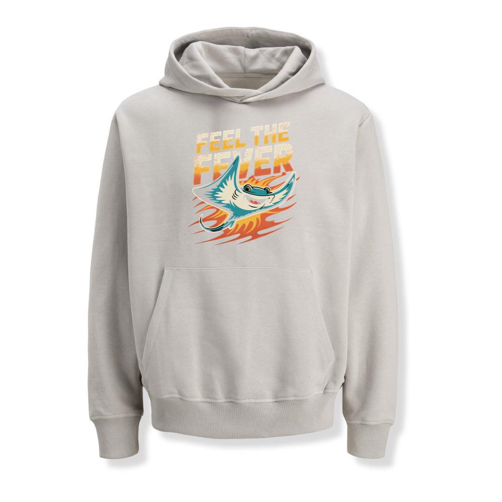 Feel the Fever Retro Skateboard Cartoon Design Hoodies
