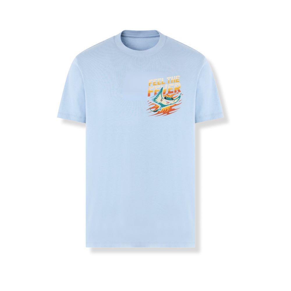 Feel the Fever Retro Skateboard Cartoon Design T-Shirts