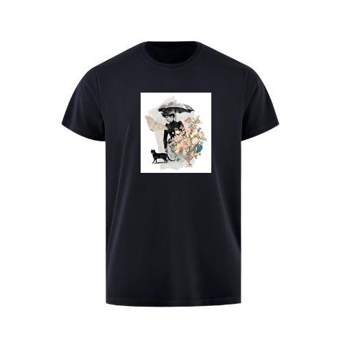 Feminine Whimsy in Vintage Art T-Shirts
