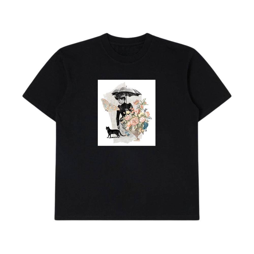 Feminine Whimsy in Vintage Art T-Shirts